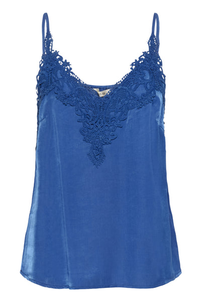 CAMISOLE CREAM "ANNA" GALAXY BLUE