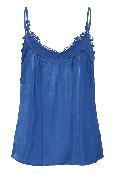 CAMISOLE CREAM "ANNA" GALAXY BLUE