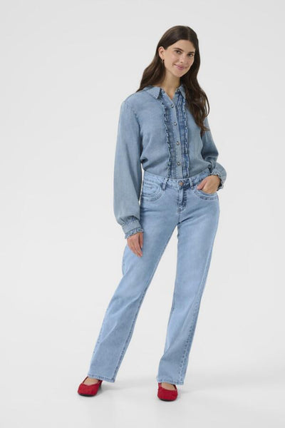 JEANS CREAM "LONE COCO FIT" CLEVELAND LIGHT BLUE