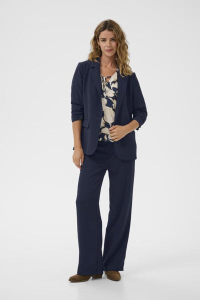 BLAZER CREAM "COCAMIA" NAVY BLAZER