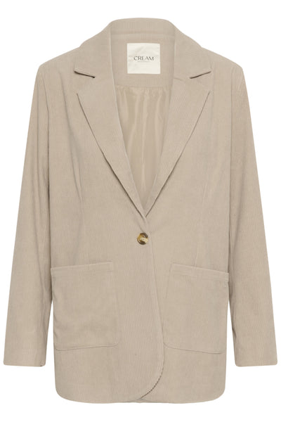 VESTON CREAM "KANNA" CORDUROY COBBLESTONE