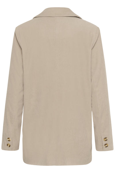 VESTON CREAM "KANNA" CORDUROY COBBLESTONE