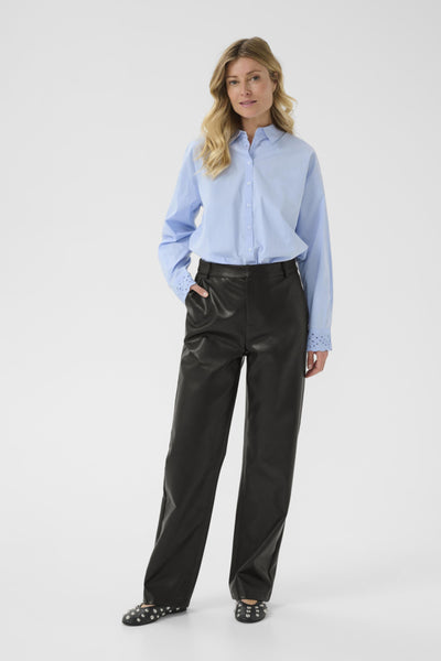 PANTALON CREAM "PALOMA" PITCH BLACK