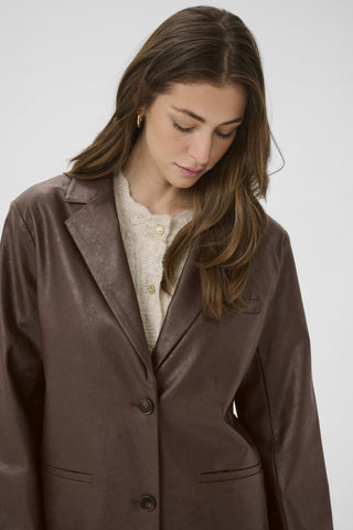 BLAZER CREAM "PALOMA" BROWN WASHED