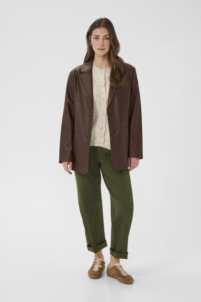 BLAZER CREAM "PALOMA" BROWN WASHED