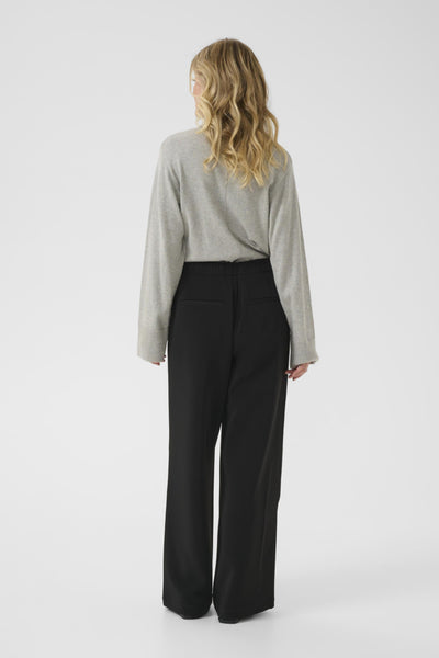 PANTALON CREAM "BINA" PITCH BLACK