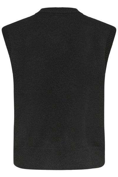 DÉBARDEUR CREAM "EROKA" PITCH BLACK