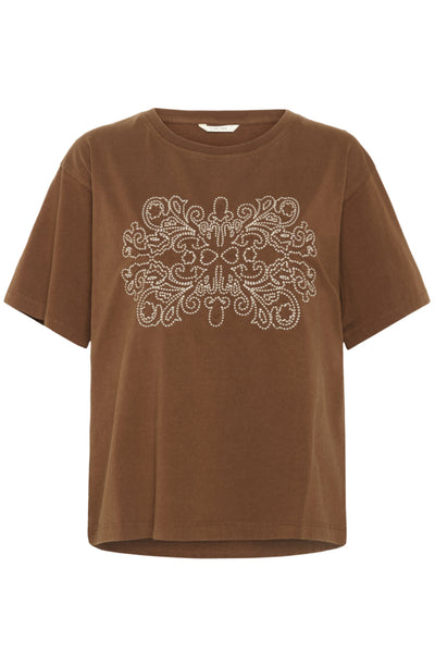 T-SHIRT CREAM "LEONA" SORREL HORSE