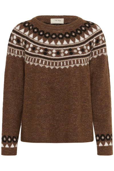 CHANDAIL TRICOT CREAM "CHERRIE" SORREL HORSE MEL