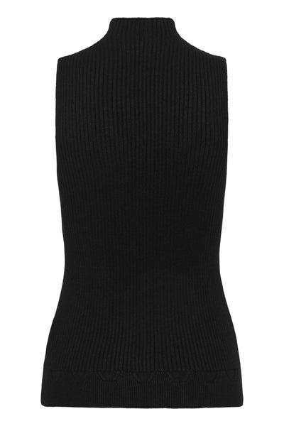 DÉBARDEUR CREAM "DELA" PITCH BLACK