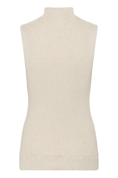 DÉBARDEUR CREAM "DELA" OAT MELANGE