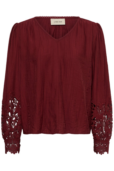 BLOUSE CREAM "TINA" CABERNET