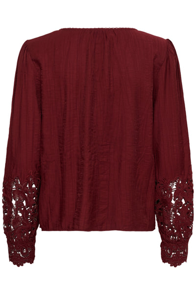 BLOUSE CREAM "TINA" CABERNET