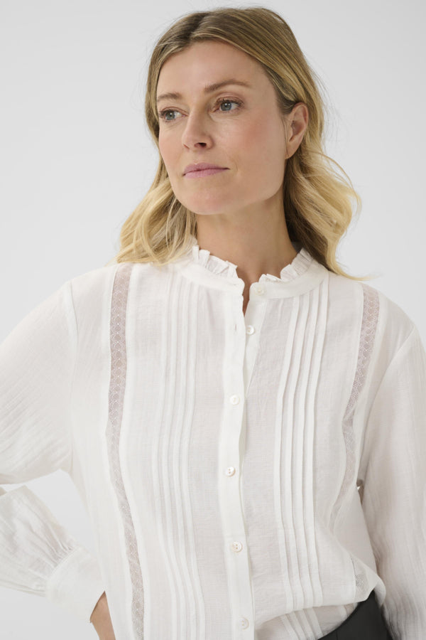 BLOUSE CREAM "DAFFY" SNOW WHITE