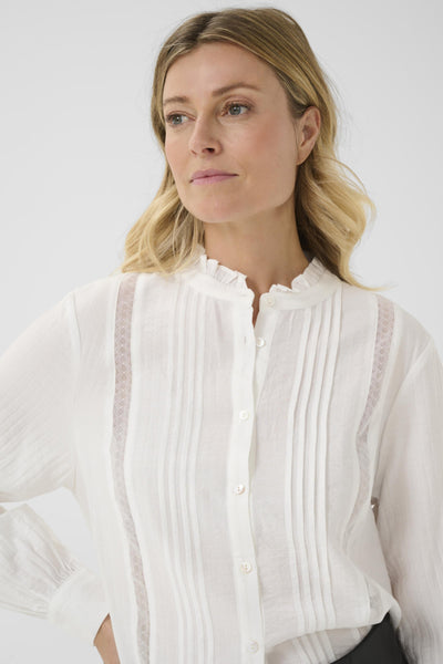 BLOUSE CREAM "DAFFY" SNOW WHITE