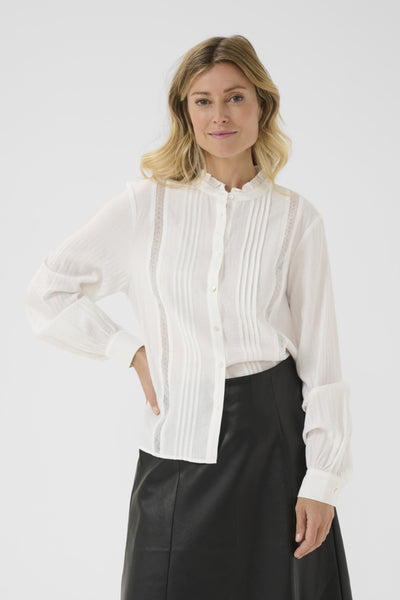 BLOUSE CREAM "DAFFY" SNOW WHITE