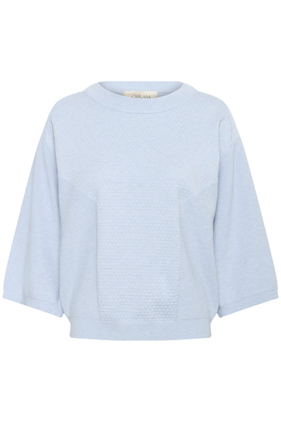 CHANDAIL CREAM "DELA" CASHMERE BLUE