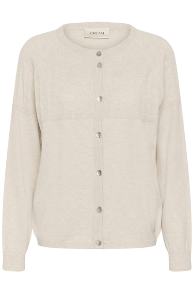 CARDIGAN CREAM "DELA"OAT MELANGE