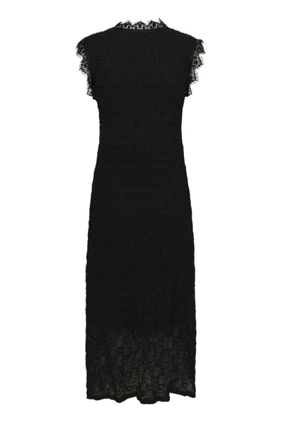 ROBE CREAM "MAKKI" PITCH BLACK