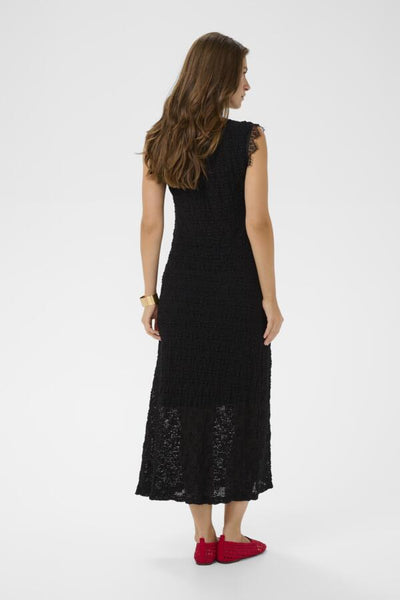ROBE CREAM "MAKKI" PITCH BLACK