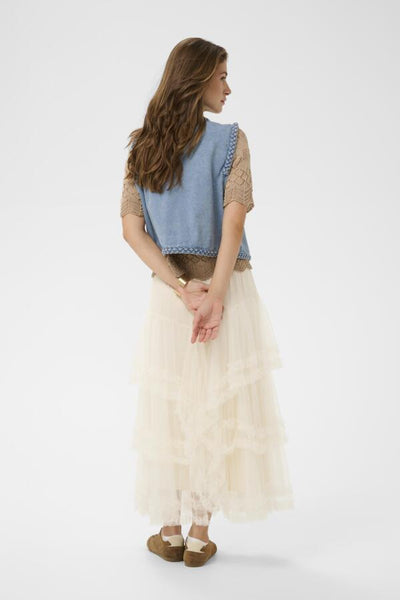 VESTE CREAM "RINA WAISTCOAT" DUNCAN MEDIUM