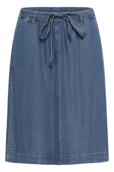 JUPE CREAM "MOLLY" JASPAR BLUE DENIM