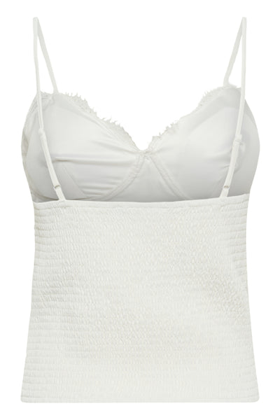 CAMISOLE CREAM "CAN COCAMIA TOP" SNOW WHITE