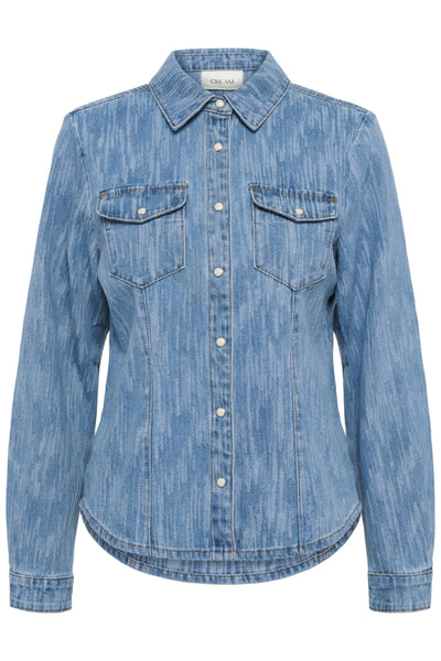 CHEMISE CREAM "MAY DENIM" DUNDAS JACQUARD