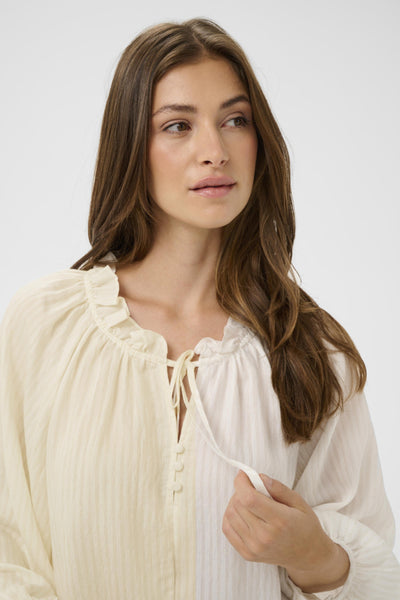BLOUSE CREAM "OMA" WHISPER WHITE