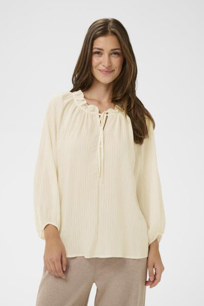 BLOUSE CREAM "OMA" WHISPER WHITE