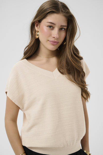 T-SHIRT CREAM "EVISA" PERFECTLY PALE