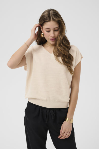 T-SHIRT CREAM "EVISA" PERFECTLY PALE