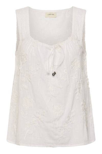CAMISOLE CREAM "ZAMMI" SNOW WHITE