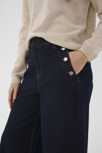 PANTALON CREAM "VISTI BOUTON" CAPE BRETON