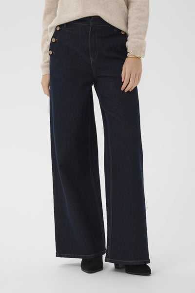 PANTALON CREAM "VISTI BOUTON" CAPE BRETON