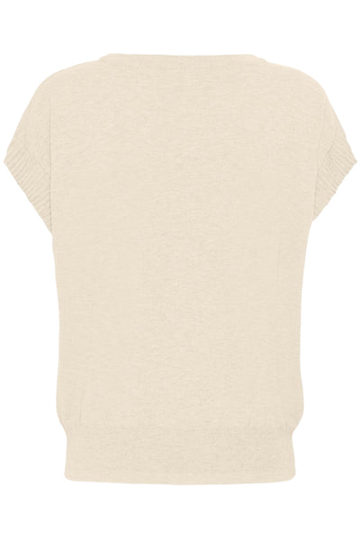 CHANDAIL CREAM "DELA KNIT SLIPOVER" OAT MELANGE