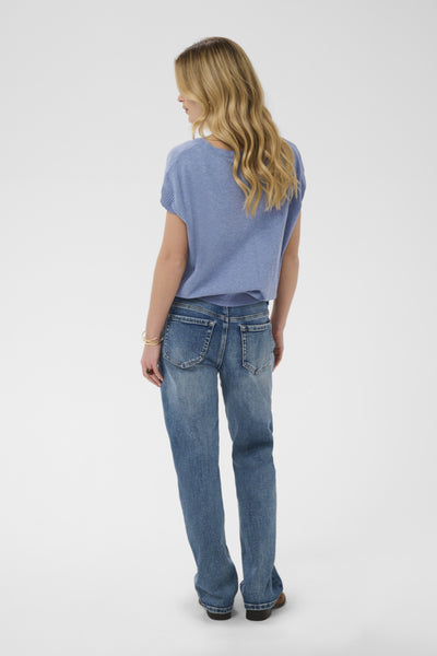 CHANDAIL CREAM "DELA KNIT SLIPOVER" STONEWASH MELA