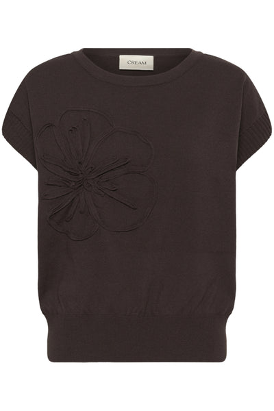 CHANDAIL CREAM "DELA KNIT SLIPOVER" JAVA