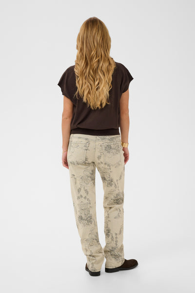 CHANDAIL CREAM "DELA KNIT SLIPOVER" JAVA