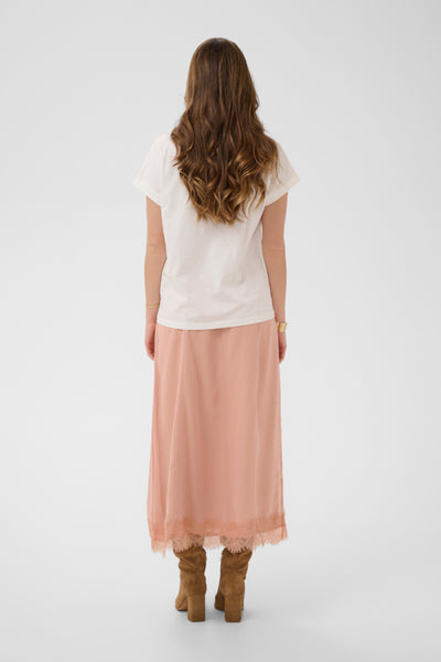 T-SHIRT CREAM "YING" BEIGE FLOWER COLLAGE