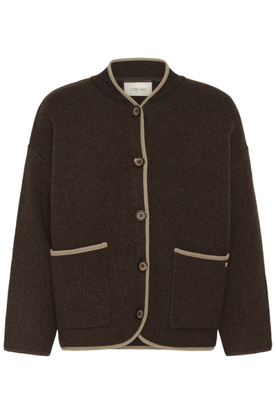 VESTE CREAM "LOLAI KNIT" JAVA MELANGE