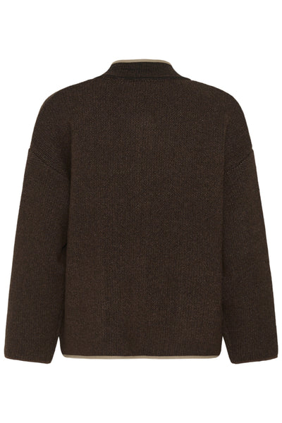 VESTE CREAM "LOLAI KNIT" JAVA MELANGE