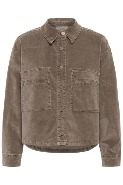 JACKET CREAM "BRADY CORDUROY" BROWN LENTIL