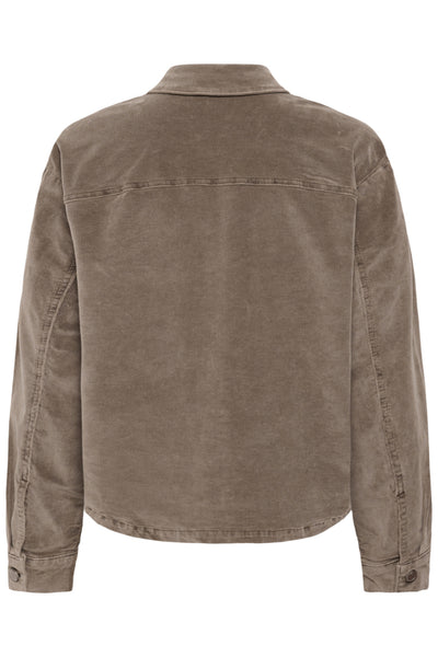 JACKET CREAM "BRADY CORDUROY" BROWN LENTIL