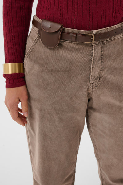PANTALON CREAM "BRADY CORDUROY" BROWN LENTI