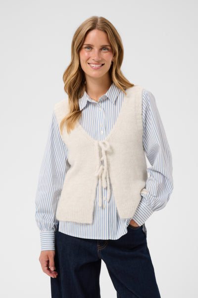 VESTE CREAM "CLADINE" OATMEAL