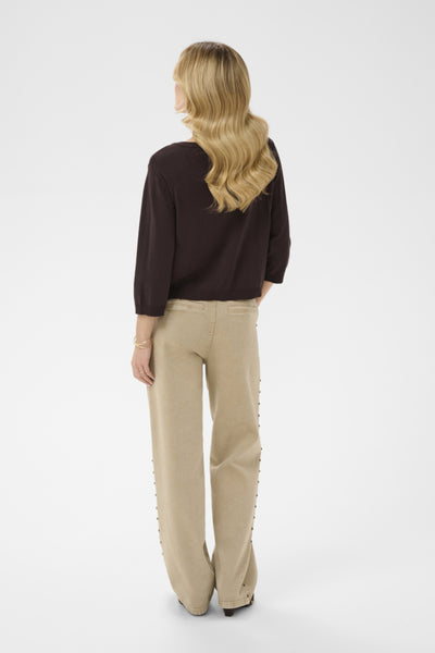 CARDIGAN CREAM "DELA BOLEO" JAVA