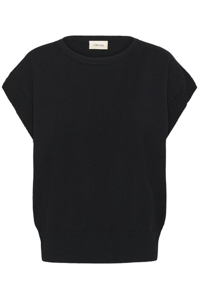CHANDAIL CREAM "DELA" PITCH BLACK