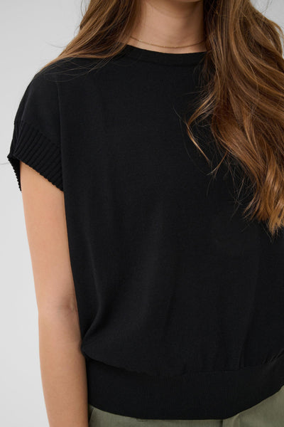 CHANDAIL CREAM "DELA" PITCH BLACK