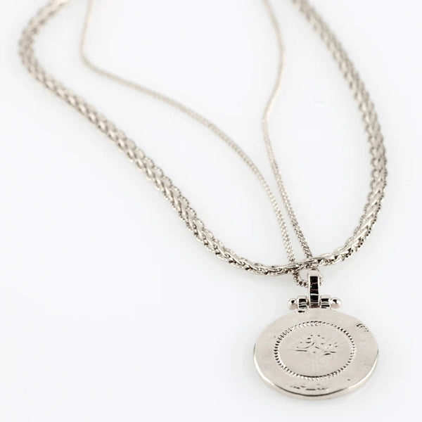 COLLIER PILGRIM 2 EN 1 "NOMAD" SILVER (132126011)